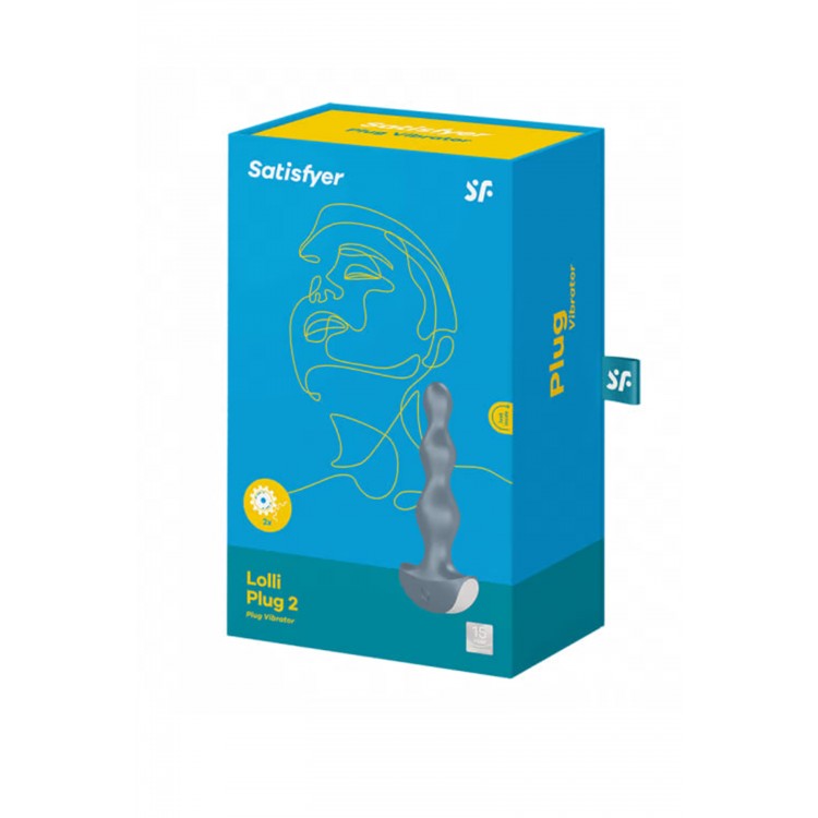 Satisfyer Lolli-Plug 2 green Anal Vibro Plug, yeşil