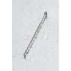 TOYFA Metal'in Üretral Plug-Pigtail uzun, gümüş