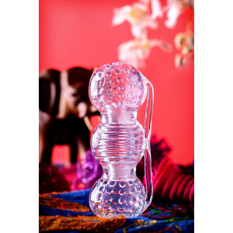 Lingam by TOYFA Masturbator Rashmi, TPE, Şeffaf, 15,5 cm Lingam by TOYFA Masturbator Rashmi, TPE, Şeffaf, 15,5 cm