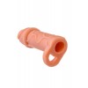 XLover by TOYFA Penis Uzatıcı Kılıf, Boy Uzatıcı Etkili, TPE Malzeme, Ten Rengi, 16 cm