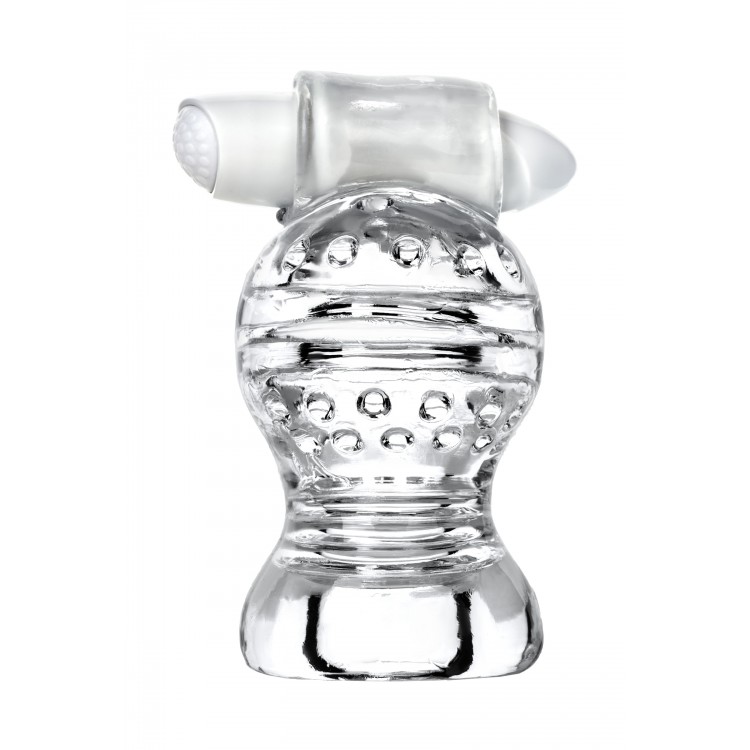 Lingam by TOYFA Masturbator ,Shakti, TPE, Şeffaf, 9 cm