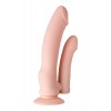 Gerçekçi TOYFA A-Toys Twint yapay penis, silikon, çıplak, 19,5 cm