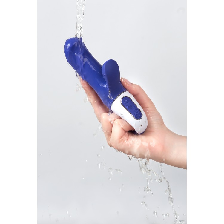 Satisfyer Magic Bunny Gerçekçi olmayan  Vibratörü, Silikon, Mor, 17,7 cm