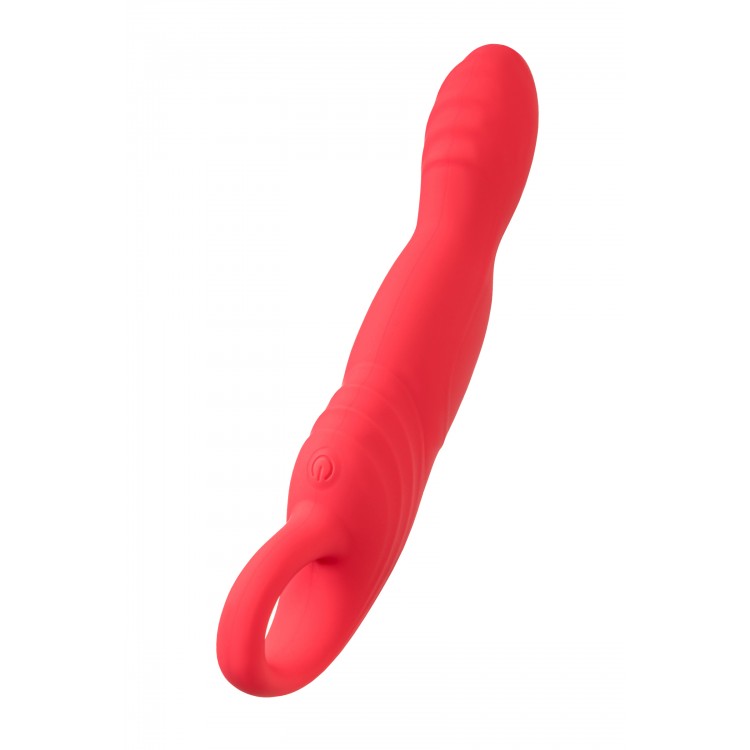 Flovetta CARNATION Hareketli Başlıklı G Noktası Vibratörü, Silikon, Pembe, 19 cm