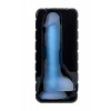 Beyond by Toyfa  Bruce Glow Gece Parlayan Dildo, Silikon, Şeffaf, 22 cm