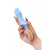 Flovetta BLUEBELL Silikon Vibratör, Mavi, 18.5 cm