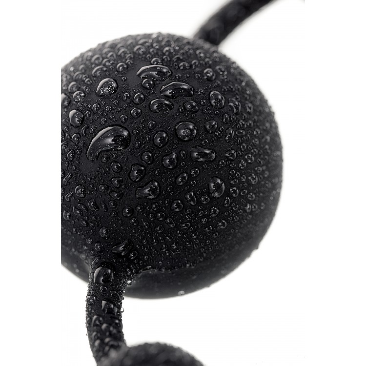 A-Toys by TOYFA Coron Anal Boncuk, silikon, siyah, 35,9cm