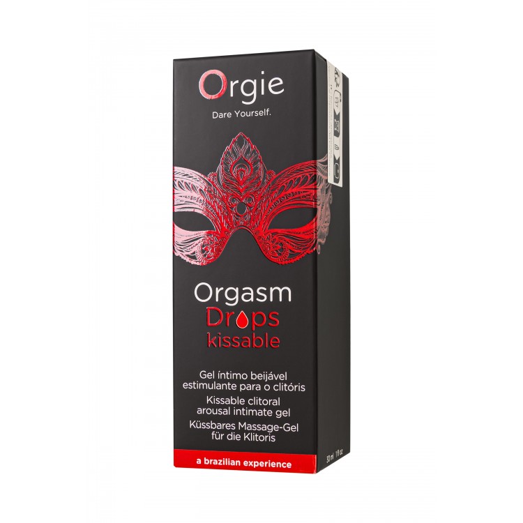 Orgie Orgasm Drops Kissable – Öpüşebilir Uyarıcı ve Tatlandırıcı Damla 30 ml