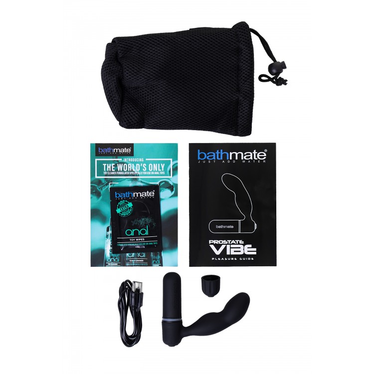Bathmate Prostat stimülatörü Vibe, ABS plastik, siyah, 10,5 cm Bathmate Prostat stimülatörü Vibe, ABS plastik, siyah, 10,5 cm