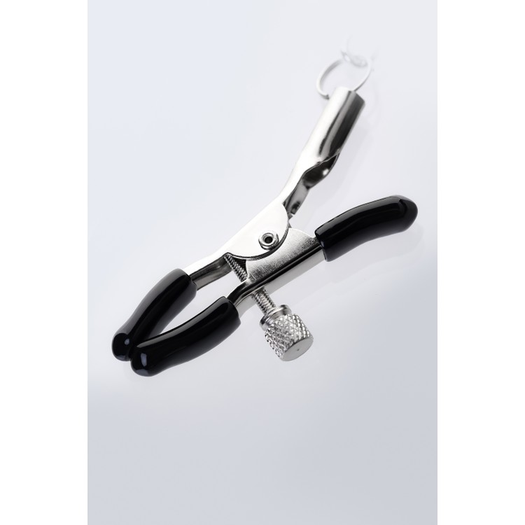 TOYFA Metal Penis Halkalı Meme Kelepçeleri, gümüş, 60 cm