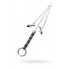 TOYFA Metal Penis Halkalı Meme Kelepçeleri, gümüş, 60 cm