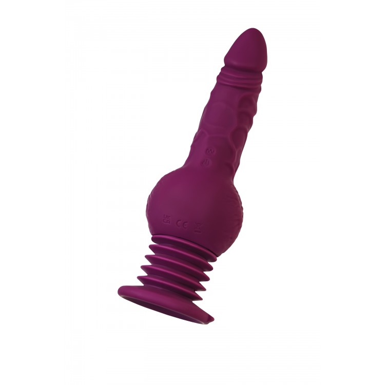 MotorLovers by TOYFA Striker Mini Seks Makinesi, Uzaktan Kumandalı, Silikon, Mor, 23.5 cm