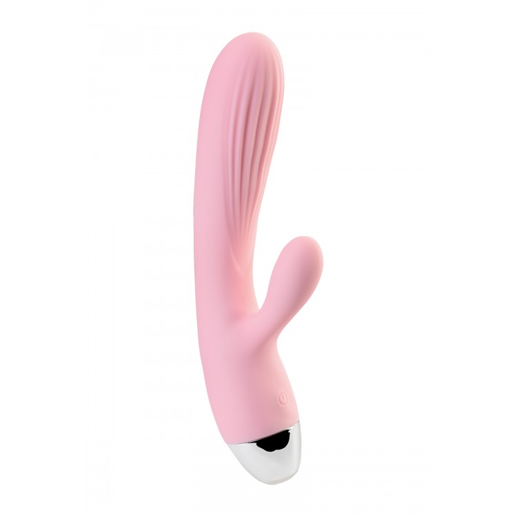 JOS MİLLY Isıtmalı Vibratör, silikon, pembe, 20 cm
