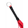 Anonymo BDSM Kırbaç #0003, PU deri, kırmızı, 28 cm