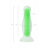 Beyond by Toyfa Victor Glow Karanlıkta Parlayan Anal Plug, Silikon, Şeffaf, 10 cm