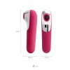 Satisfyer Dual Love Pink Vakum Klitoral Uyarıcı Vibratör, Silikon, Kırmızı, 16 cm