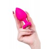 ToDo by Toyfa Diamond Heart Anal Plug, silikon, pembe, 9,5 cm, Ø 4 cm