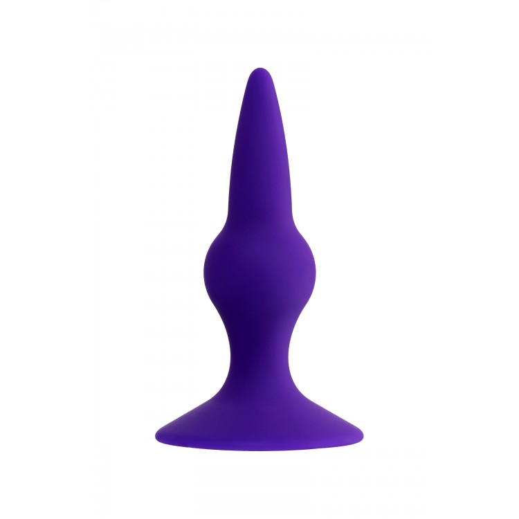 ToDo by Toyfa Klapsy Anal Plug, Silikon, Mor, 10,5 cm, Ø 3 cm