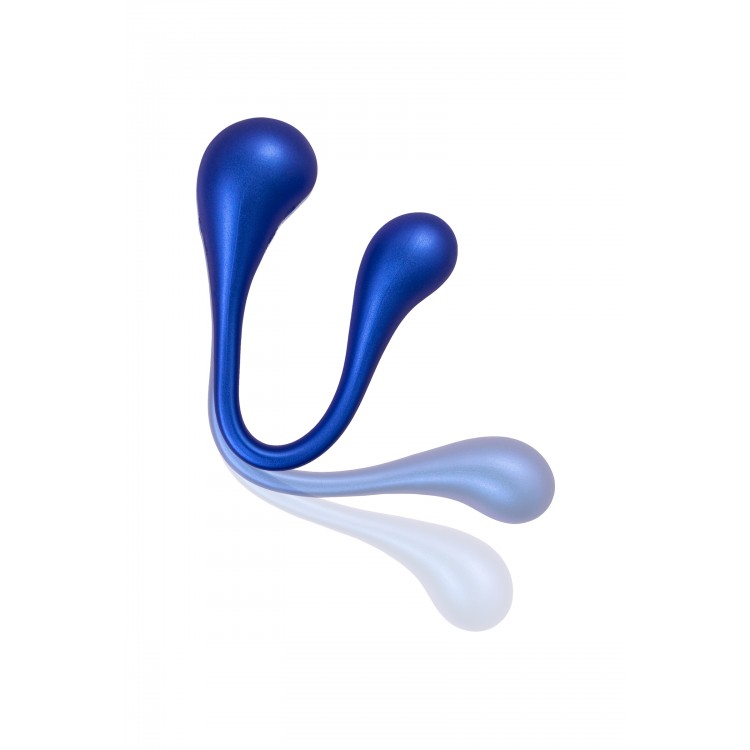 L’Eroina APP INEFY Çok Fonksiyonlu Vibratör, Kumanda ve Uygulama Kontrollü, Silikon, Mavi, 26.5 cm