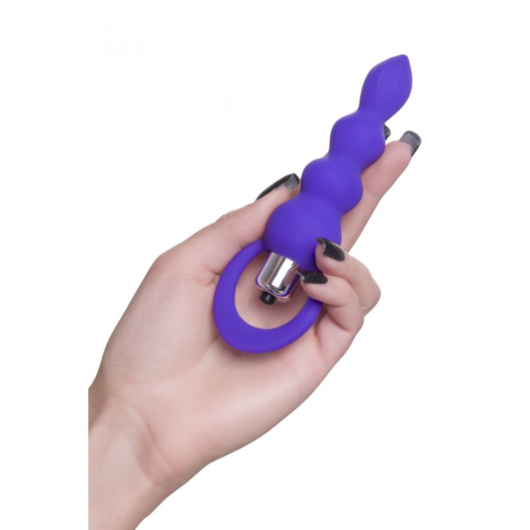 ToDo by Toyfa Twisty Anal Plug, silikon, mor, 14 cm, Ø 3,2 cm ToDo by Toyfa Twisty Anal Plug, silikon, mor, 14 cm, Ø 3,2 cm