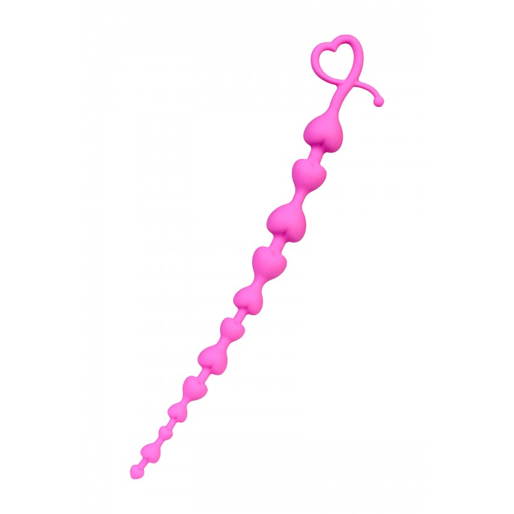 ToDo by Toyfa Long Sweety anal Zinciri, silikon, pembe, 34 cm, Ø 2,7 cm