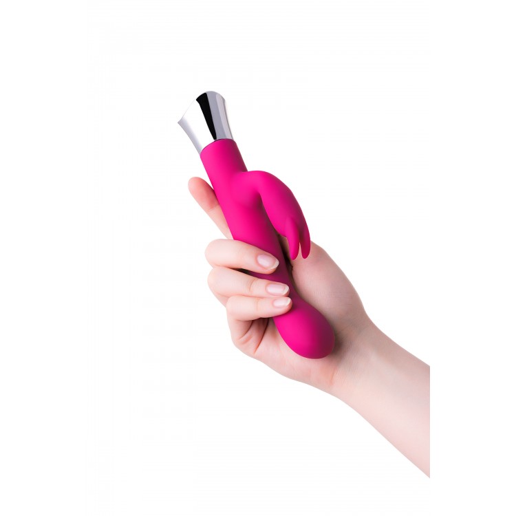 JOS LOLY Klitoral Uyarıcı Vibratör, silikon, pembe, 21,6 cm