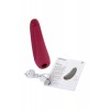 Satisfyer Curvy 1 Connect App Vakum Dalgası Klitoris Vibratörü, silikon, kırmızı, 14,3 cm