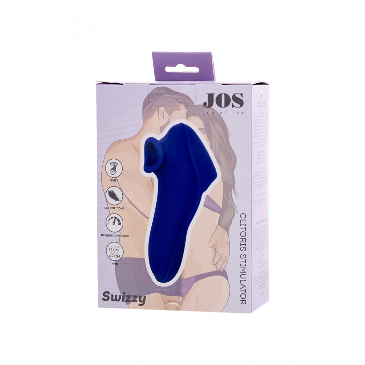 JOS Swizzy Klitoral Uyarıcı - Vibratör, Silikon, mor, 12 cm
