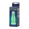 Beyond by Toyfa Mortimer Glow Karanlıkta Parlayan Anal Plug, Silikon, Şeffaf, 12,5 cm