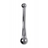 Metal by Toyfa metal yapay penis, Metal, gümüş, 21 cm Metal by Toyfa metal yapay penis, Metal, gümüş, 21 cm