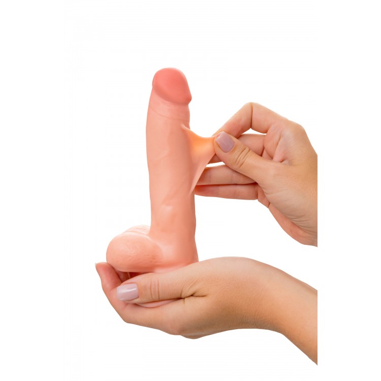 My Babe My Priceless Gerçekçi Dildo, TPE Malzeme, Ten Rengi, 18 cm
