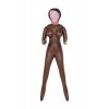 Dolls-X by TOYFA Michelle şişme bebek, siyah kadın, üç delikli, 160 cm Dolls-X by TOYFA Michelle şişme bebek, siyah kadın, üç delikli, 160 cm