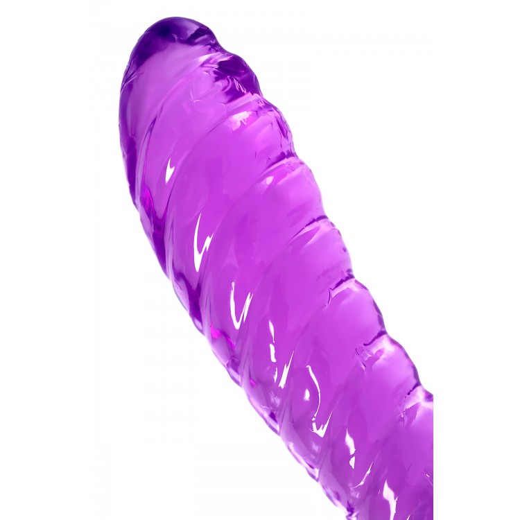 A-Toys by TOYFA Çift Taraflı Jel Dildo Frica, TPE, mor, 23 cm