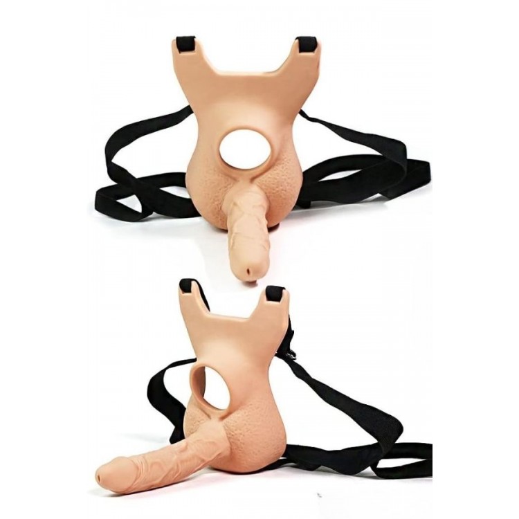 Hollow Strap-On Dildo(Kurşun Vibratör Uyumlu) – Ayarlanabilir Kemerli Giyilebilir Anal Dildo, 15 cm Hollow Strap-On Dildo(Kurşun Vibratör Uyumlu) – Ayarlanabilir Kemerli Giyilebilir Anal Dildo, 15 cm