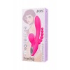 JOS TRIPLING  3'ü 1 Arada Vibratör, Silikon, Pembe, 21 cm