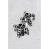 TOYFA Metal meme kelepçeleri, Metal, gümüş, 2,6 cm TOYFA Metal meme kelepçeleri, Metal, gümüş, 2,6 cm