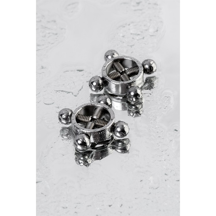 TOYFA Metal meme kelepçeleri, Metal, gümüş, 2,6 cm TOYFA Metal meme kelepçeleri, Metal, gümüş, 2,6 cm