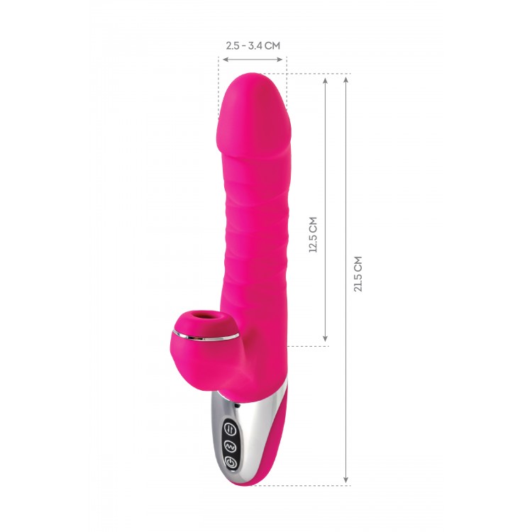 JOS TO-FROLLY Vakum Dalgası Vibratörü, Silikon, Pembe, 21,5 cm JOS TO-FROLLY Vakum Dalgası Vibratörü, Silikon, Pembe, 21,5 cm