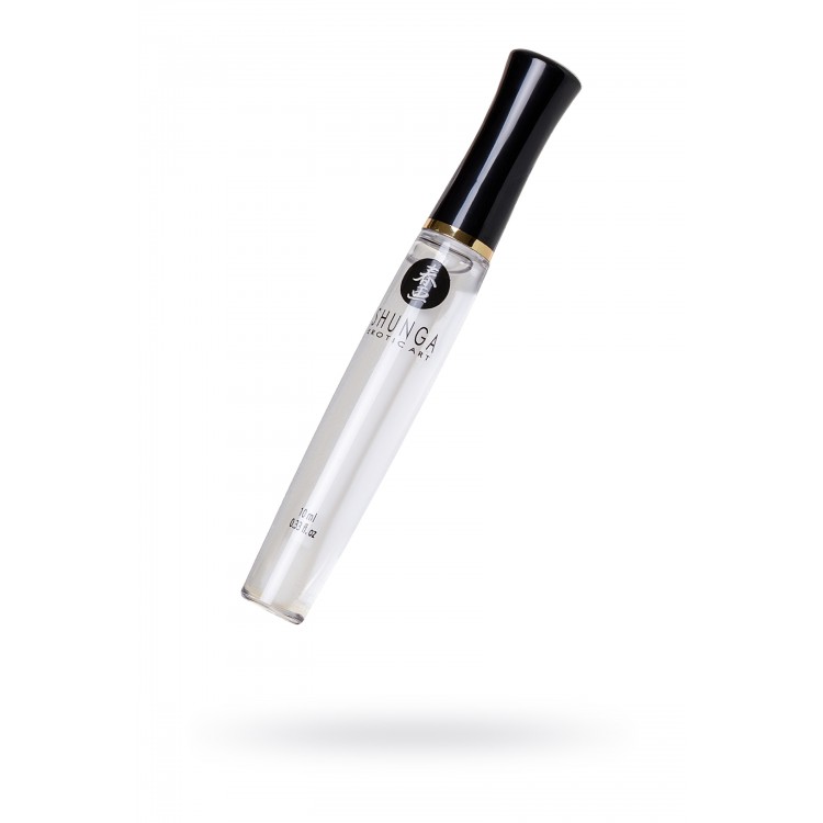 Shunga dudak parlatıcısı "İlahi Zevk", buz ateşinin etkisi, hindistan cevizi suyu, 10 ml.