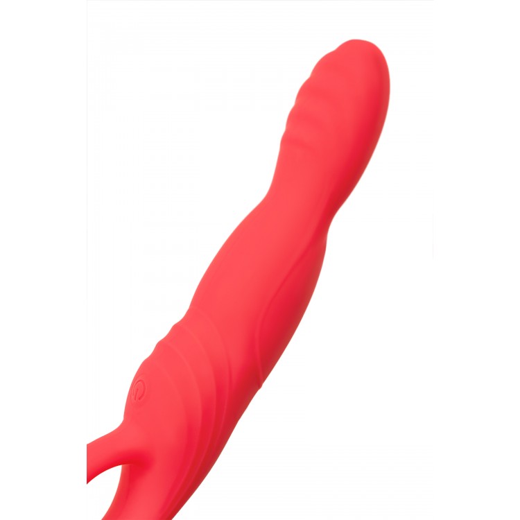 Flovetta CARNATION Hareketli Başlıklı G Noktası Vibratörü, Silikon, Pembe, 19 cm