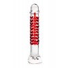 Gerçekçi olmayan yapay penis Sexus Glass, cam, transparan, 16 cm