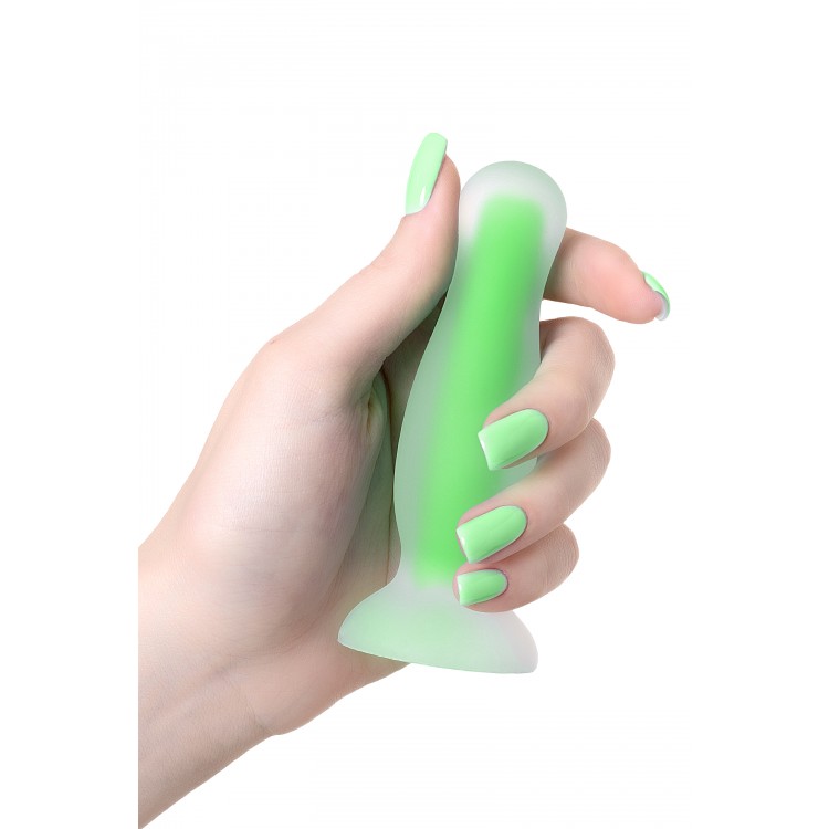 Beyond by Toyfa Victor Glow Karanlıkta Parlayan Anal Plug, Silikon, Şeffaf, 10 cm