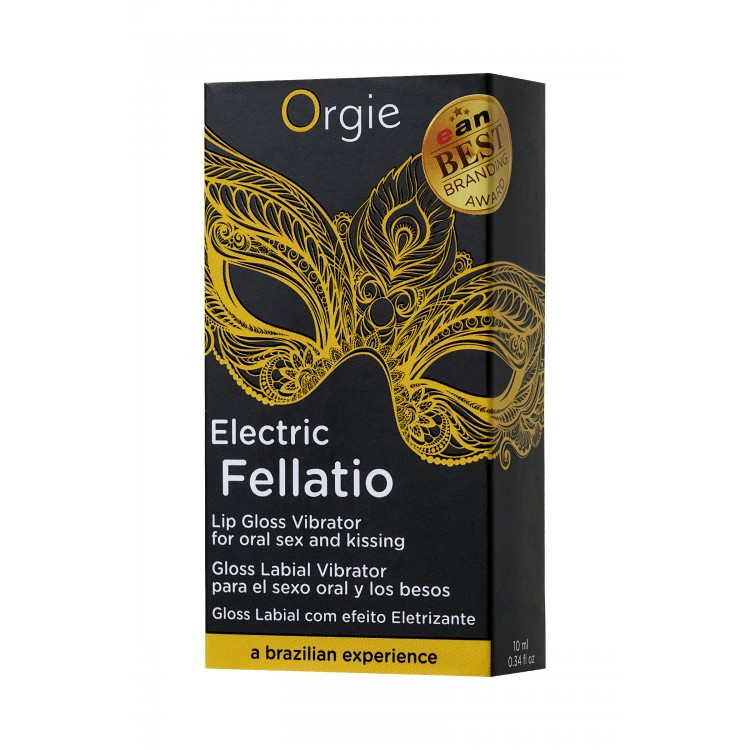 ORGIE Sexy Vibe Electric Fellatio Titreşim Etkili  Dudak Parlatıcısı, 10 ml