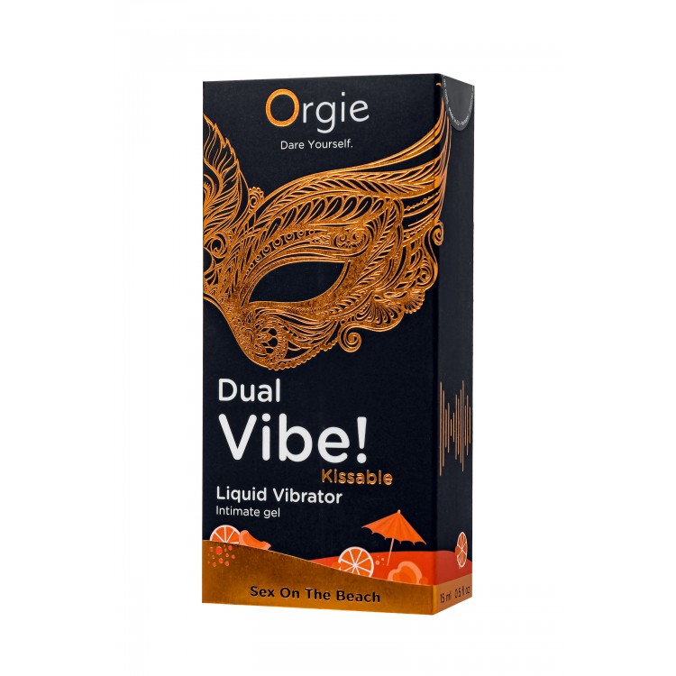 Orgie Dual Vibe Kissable Sex on the Beach – Çift Etkili Yenilebilir Kayganlaştırıcı Jel 15 ml