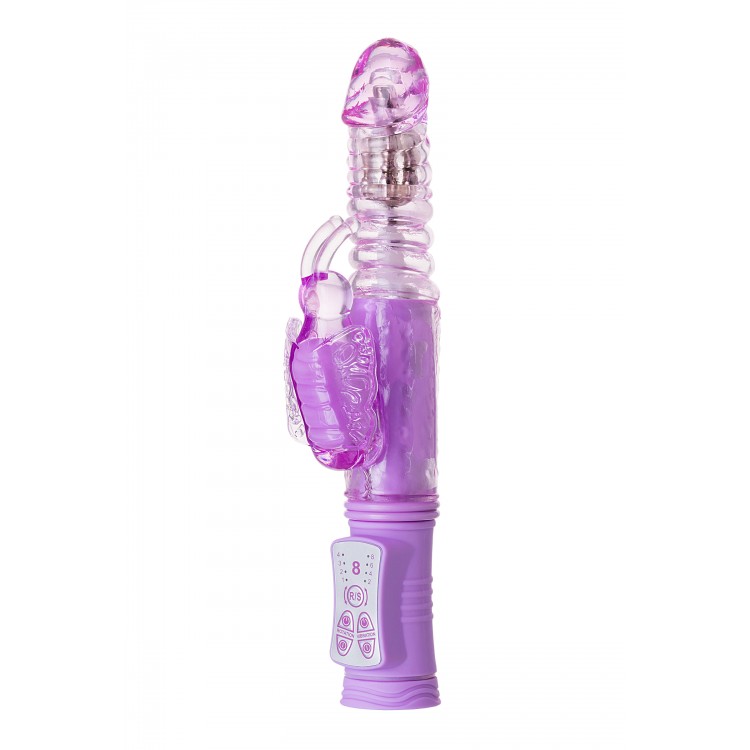 A-Toys by TOYFA Serk High-Tech Klitoral Uyarıcı Vibratör, TPE, mor, 24,5 cm A-Toys by TOYFA Serk High-Tech Klitoral Uyarıcı Vibratör, TPE, mor, 24,5 cm