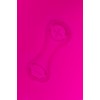 L'EROİNA klitoral stimülatörlü vibratör, silikon, pembe, 19 cm