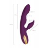 L'Eroina Octar Çift Motorlu Rabbit Vibratör – G Noktası ve Klitoral Uyarıcı, Silikon, Mor, 24,5 cm L'Eroina Octar Çift Motorlu Rabbit Vibratör – G Noktası ve Klitoral Uyarıcı, Silikon, Mor, 24,5 cm