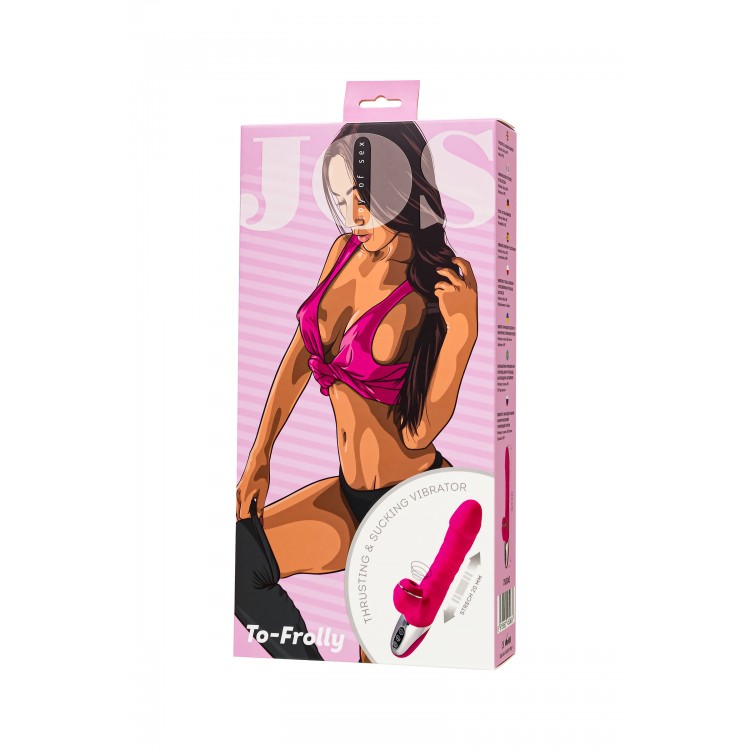 JOS TO-FROLLY Vakum Dalgası Vibratörü, Silikon, Pembe, 21,5 cm JOS TO-FROLLY Vakum Dalgası Vibratörü, Silikon, Pembe, 21,5 cm