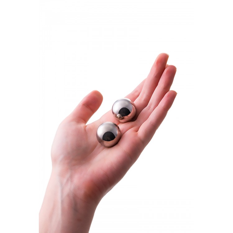 Metal by TOYFA Vajinal Topları, Tıbbi Çelik, Gümüş, Ø 2,5 cm