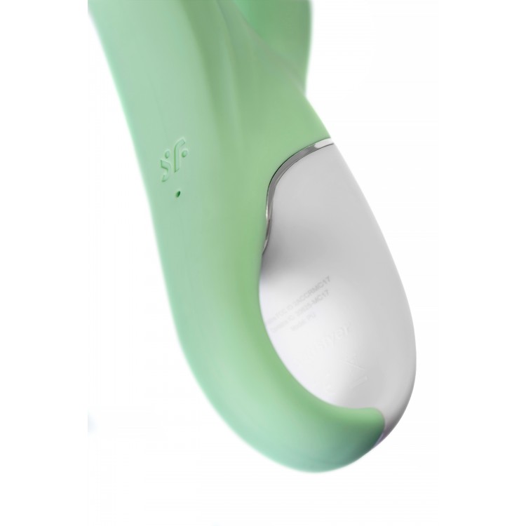 Satisfyer Air Pump Banny 5 Anal Vibratör, Silikon, yeşil, 15 cm - Eroshop erotik sex shop